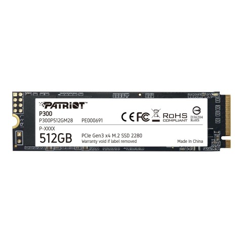 Kietasis diskas SSD M.2 NVMe 512GB Patriot P300